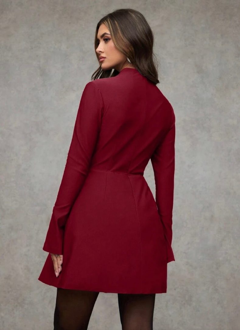 Vestido Bordô — foto 2